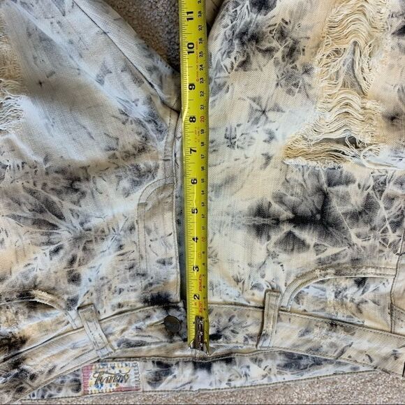 Siwy Hannah contoured slim crop tie-dye jeans Sz30 - Picture 9 of 10